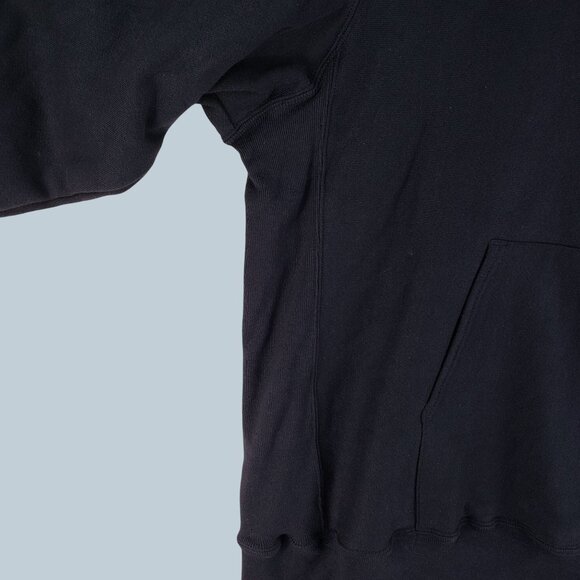 Vintage 90's Champion Mens Reverse Weave Hoodie XXL Made in Mexico Navy Blue - Picture 4 of 8